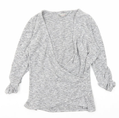 Womens UK Size 8 Dorothy Perkins Grey Pullover Jumper
