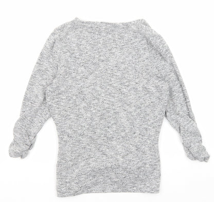 Womens UK Size 8 Dorothy Perkins Grey Pullover Jumper