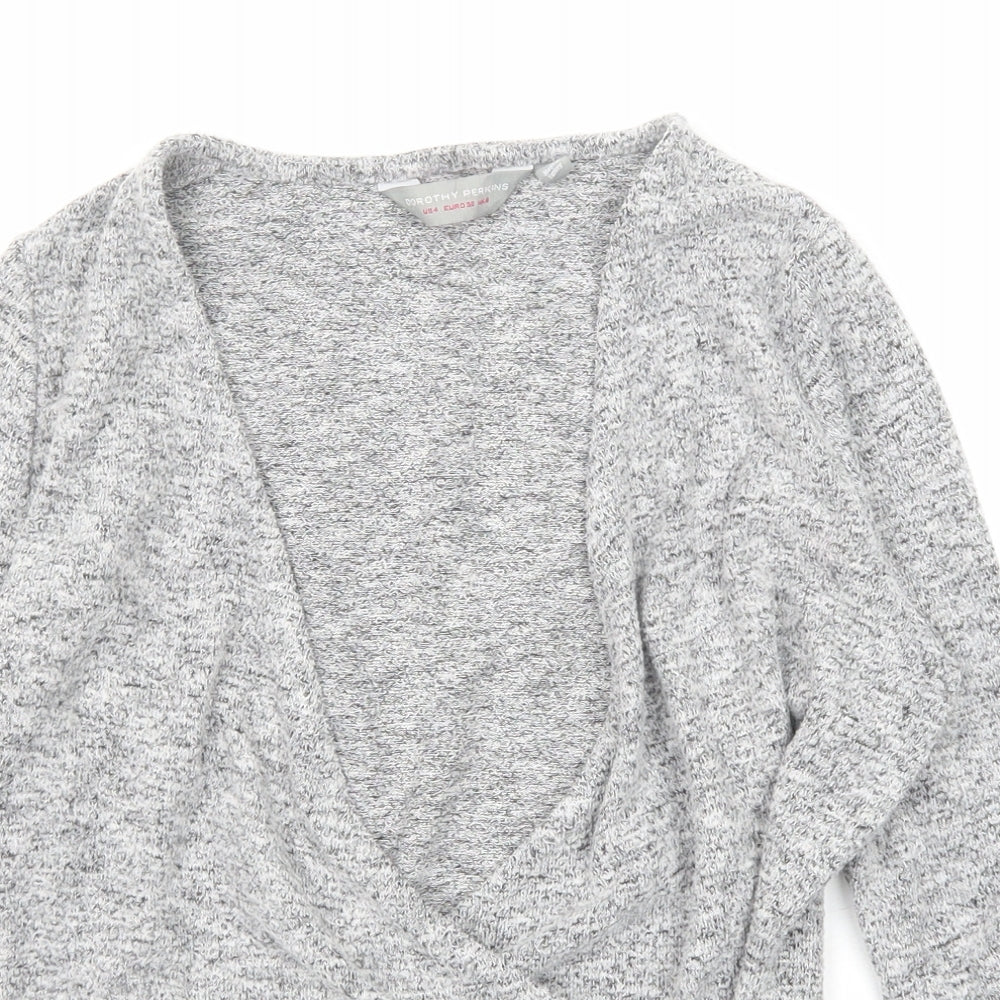 Womens UK Size 8 Dorothy Perkins Grey Pullover Jumper