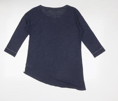 Womens UK Size 12 NEXT Blue Basic T-Shirt