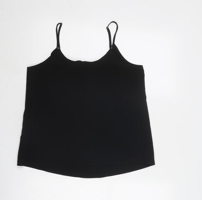 Womens UK Size 10 River Island Black Camisole Tank