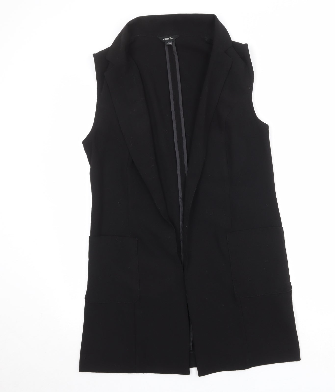 Label Be Womens Black Kimono Jacket Size 12