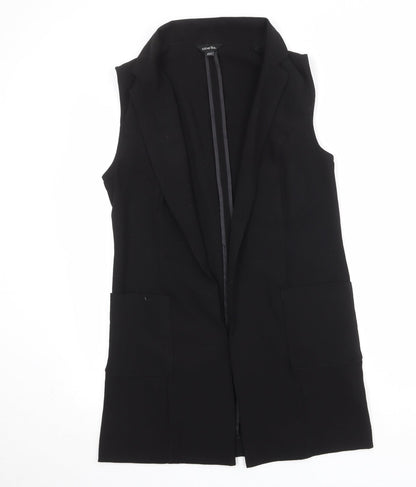 Label Be Womens Black Kimono Jacket Size 12