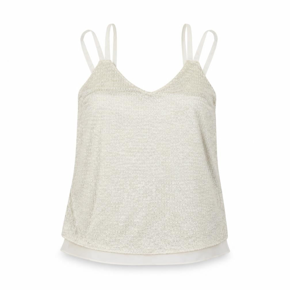 Womens UK Size 12 NEXT Gold Basic Tank