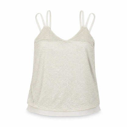 Womens UK Size 12 NEXT Gold Basic Tank