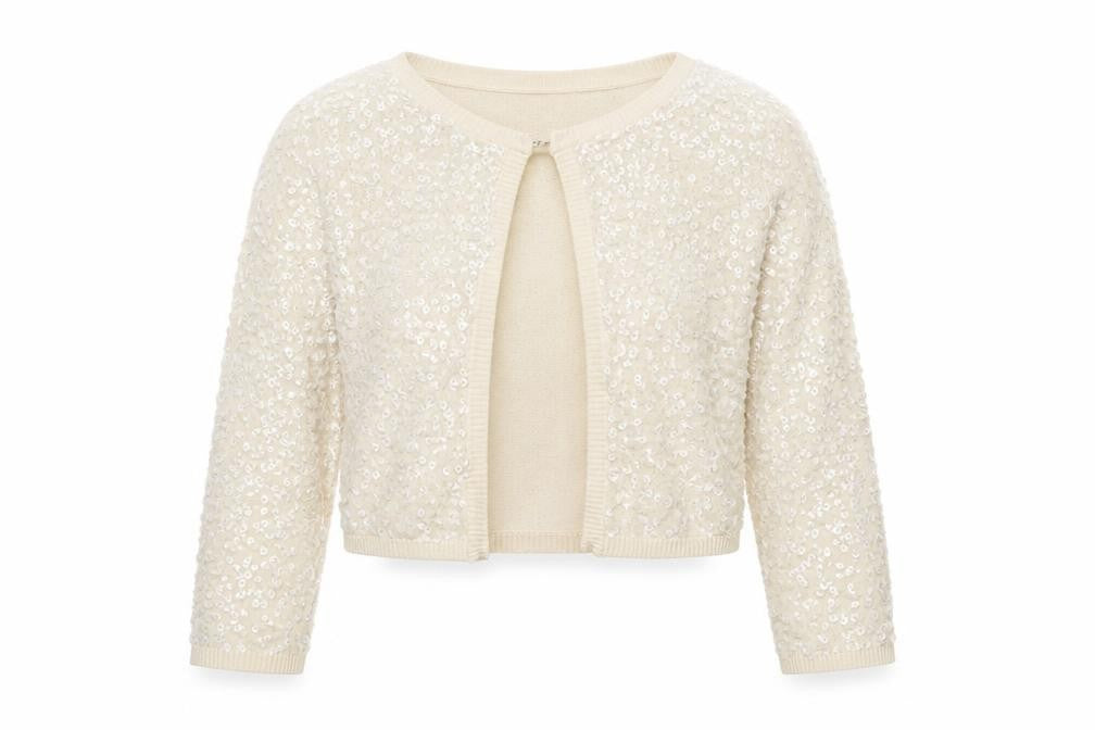 Womens UK Size XS H&M Ivory Cardigan Jumper