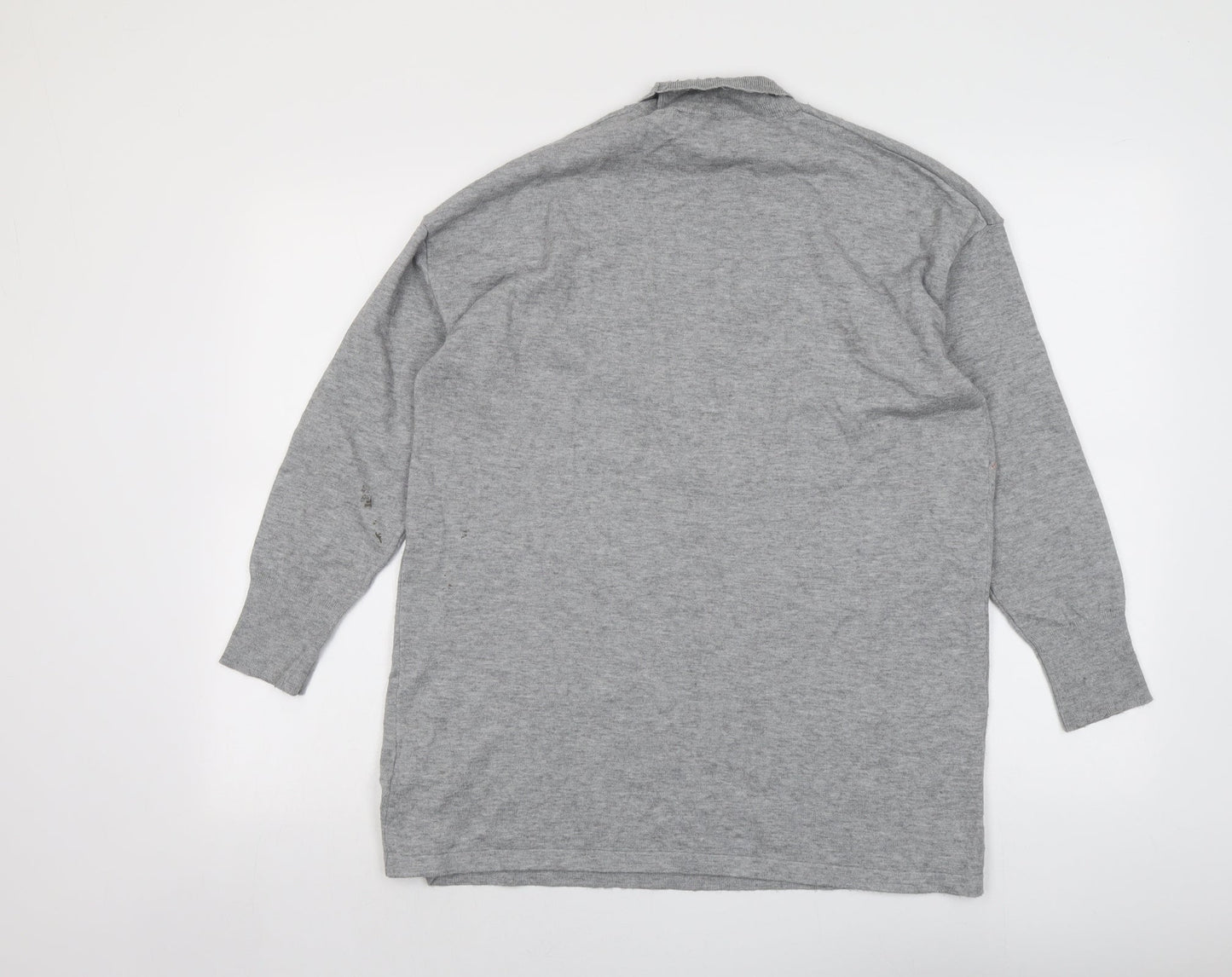 Womens UK Size 14 Dorothy Perkins Grey Pullover Jumper