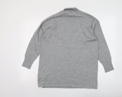Womens UK Size 14 Dorothy Perkins Grey Pullover Jumper