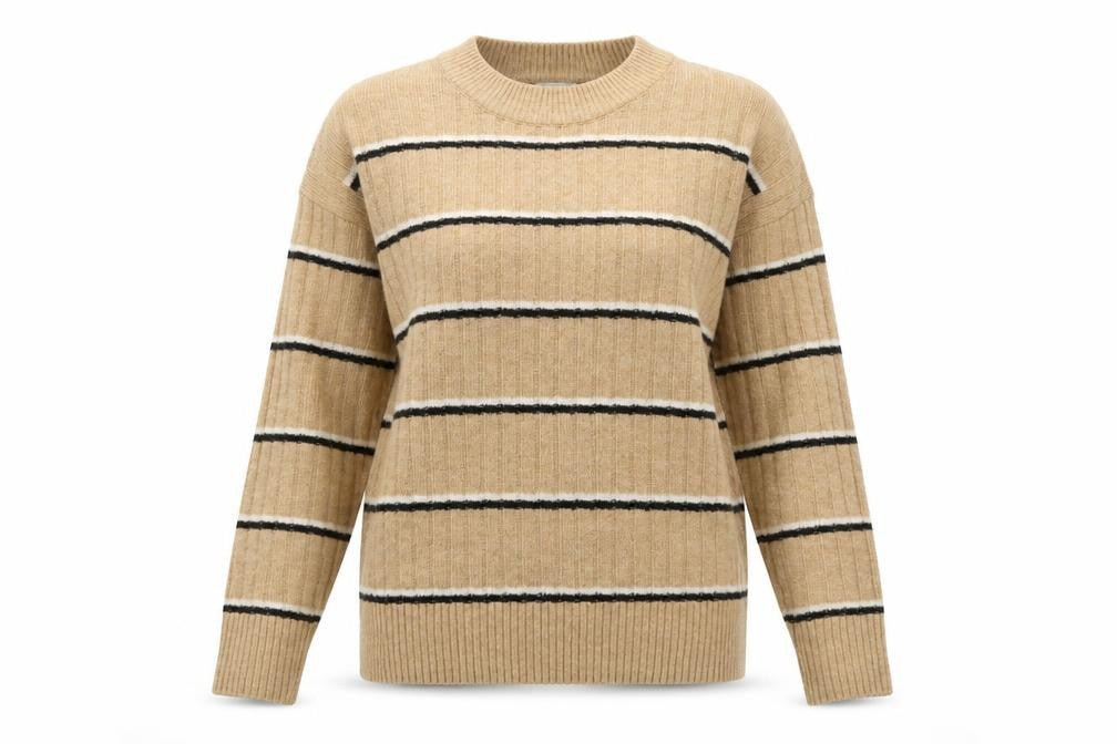 Womens UK Size 6 Warehouse Beige Pullover Jumper