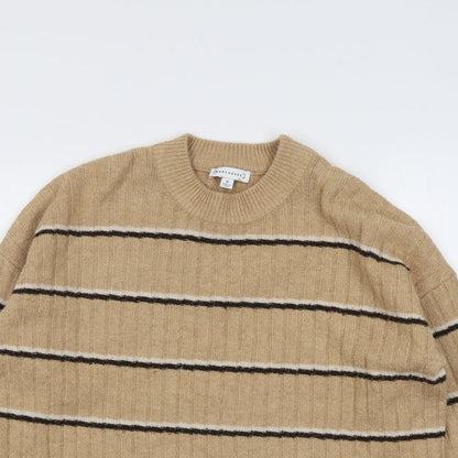 Womens UK Size 6 Warehouse Beige Pullover Jumper