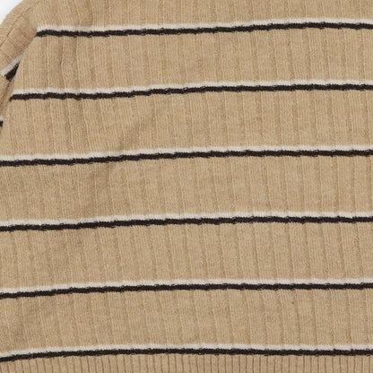 Womens UK Size 6 Warehouse Beige Pullover Jumper