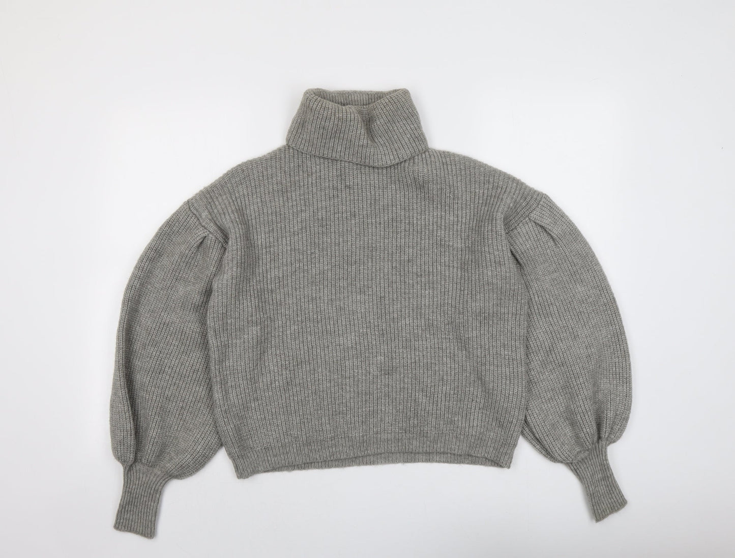 Womens UK Size S PRETTYLITTLETHING Grey Pullover Jumper