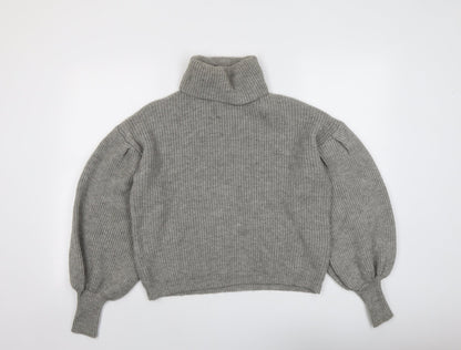 Womens UK Size S PRETTYLITTLETHING Grey Pullover Jumper
