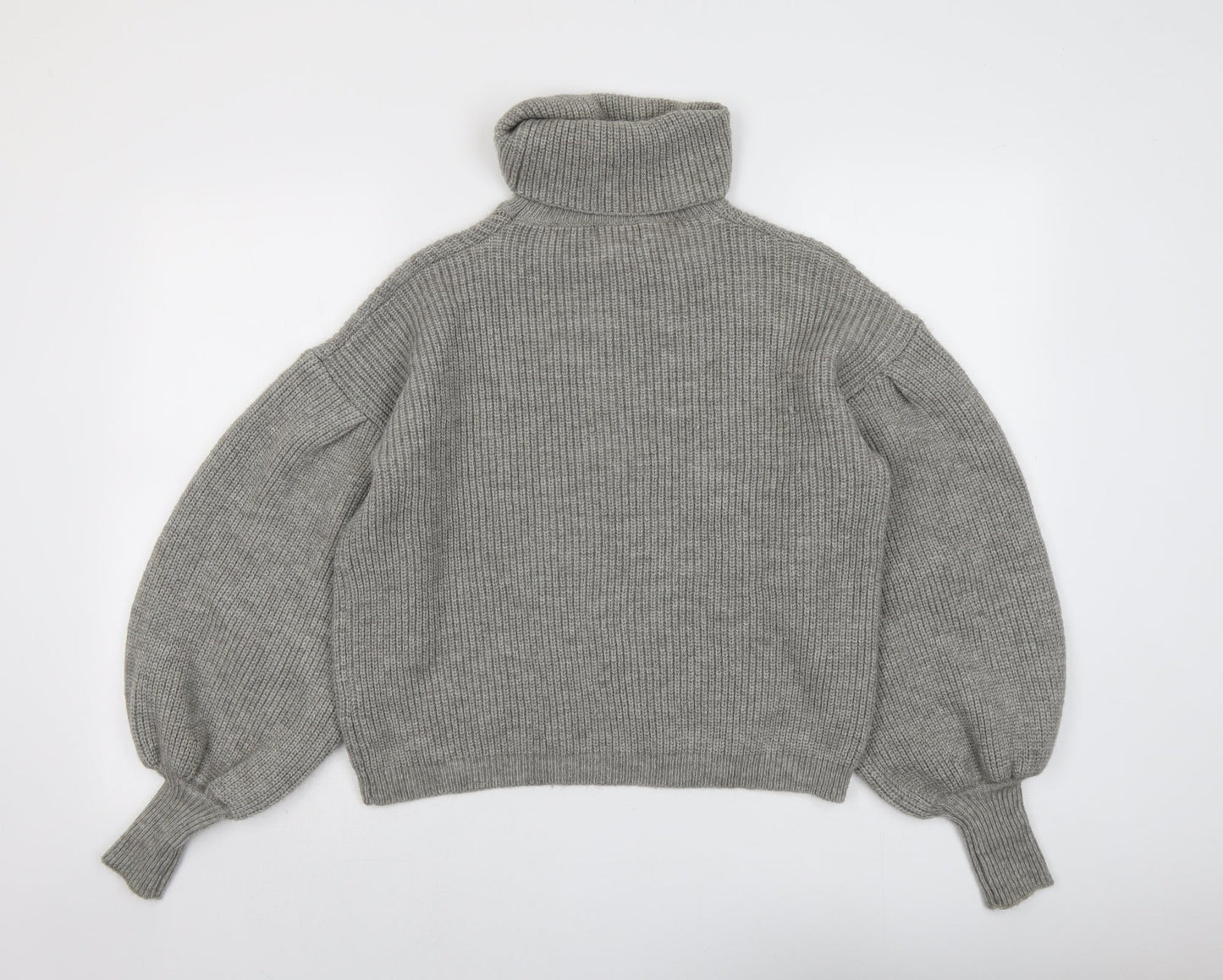 Womens UK Size S PRETTYLITTLETHING Grey Pullover Jumper