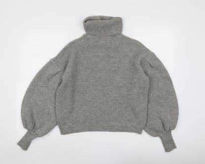 Womens UK Size S PRETTYLITTLETHING Grey Pullover Jumper