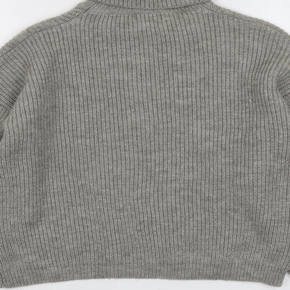 Womens UK Size S PRETTYLITTLETHING Grey Pullover Jumper