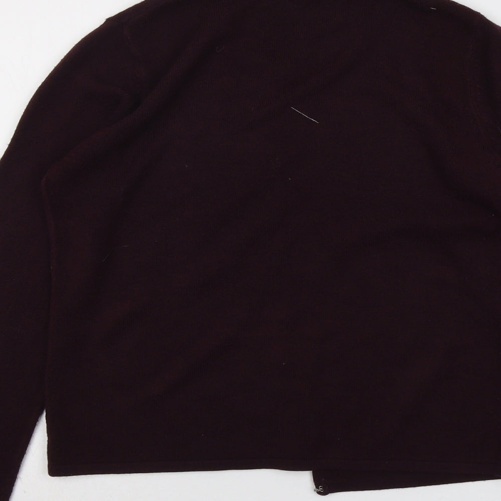Womens UK Size 10 Sara Purple Cardigan Jumper