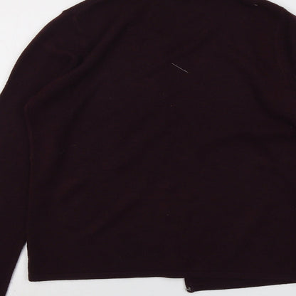 Womens UK Size 10 Sara Purple Cardigan Jumper