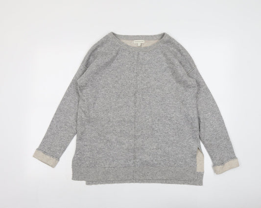 Womens UK Size M Monsoon Grey Pullover Jumper