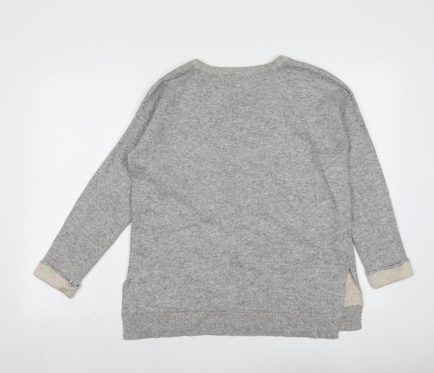 Womens UK Size M Monsoon Grey Pullover Jumper