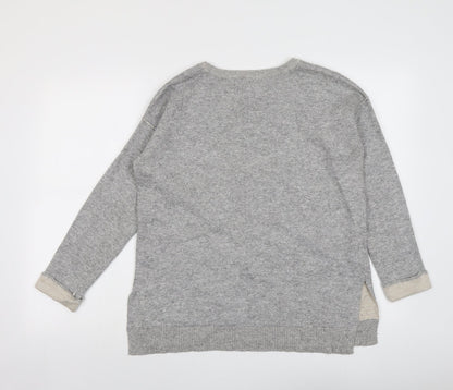 Womens UK Size M Monsoon Grey Pullover Jumper