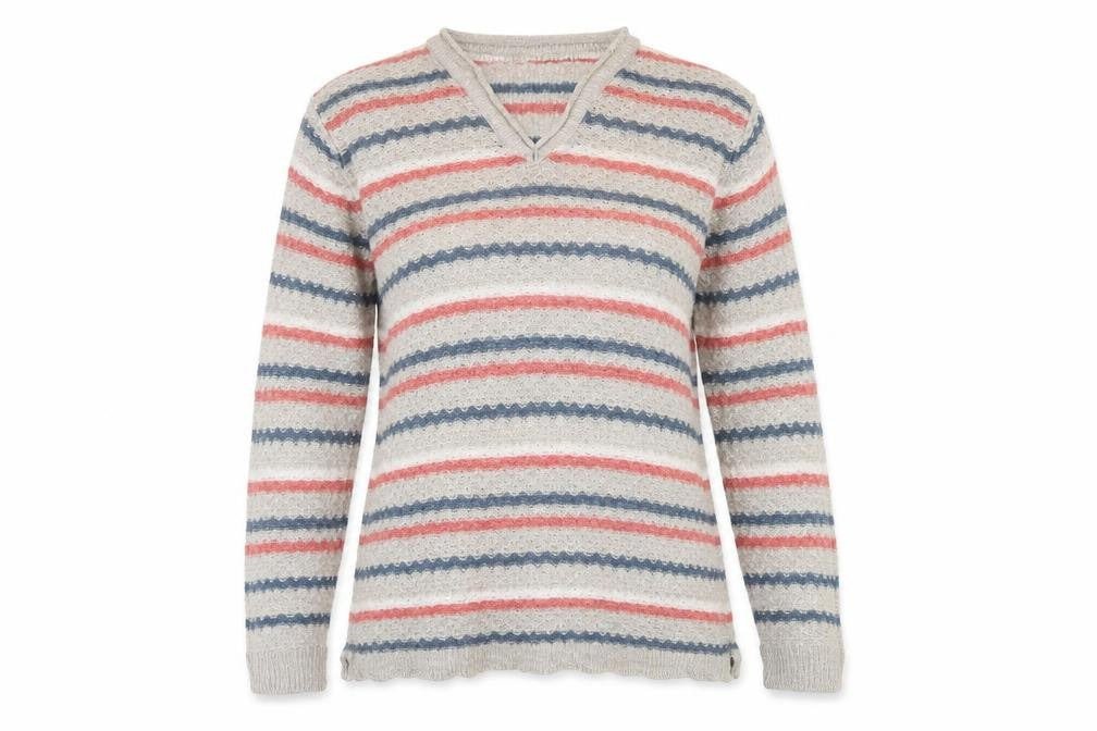 Womens UK Size M EWM Multicoloured Pullover Jumper