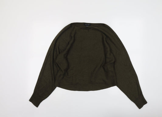 Womens UK Size M New Look Green Pullover Jumper