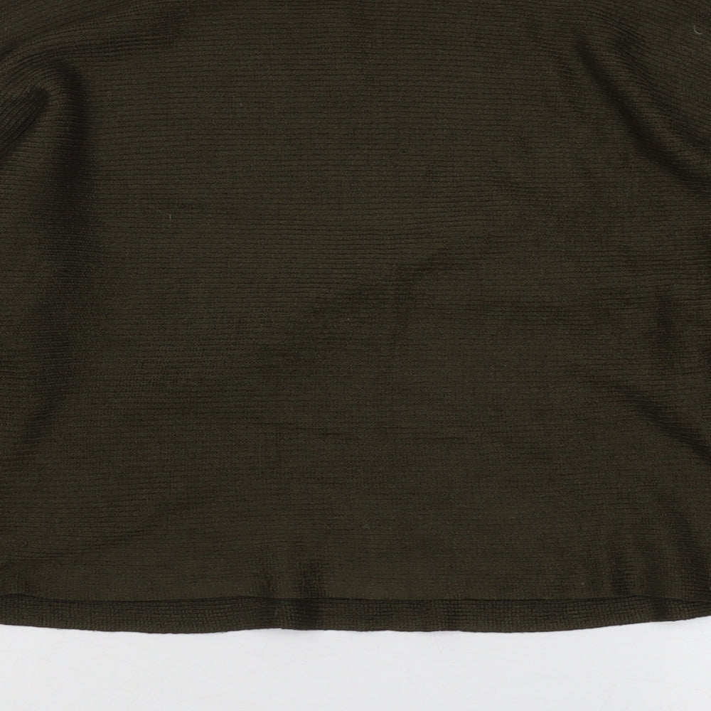 Womens UK Size M New Look Green Pullover Jumper