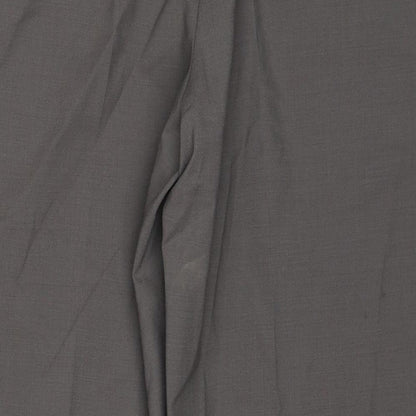 Skopes Mens Brown Wool Chino Trousers Size 42 in Regular Zip