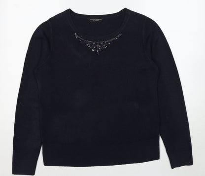 Womens UK Size 14 Dorothy Perkins Blue Pullover Jumper