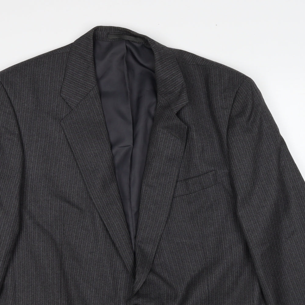Mens UK Size 44 Greenwoods Regular Grey Suit Jacket