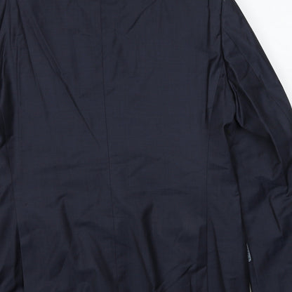 Autograph Mens Blue Wool Jacket Suit Jacket Size 40 Regular
