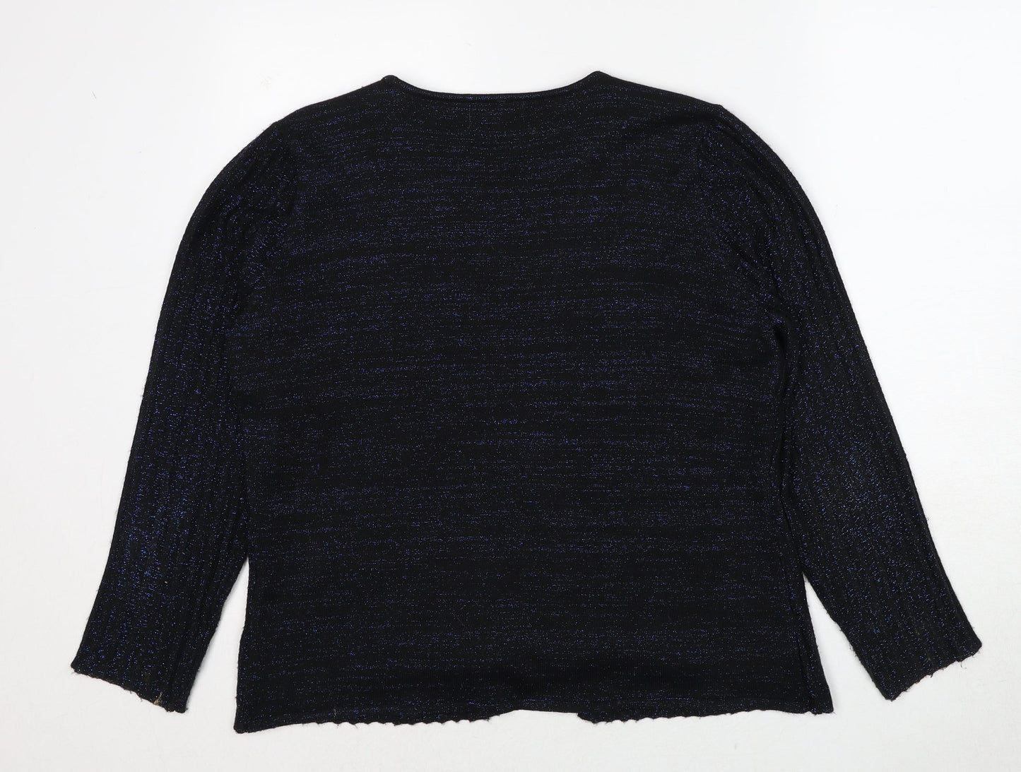 Womens UK Size M Bonmarché Black Cardigan Jumper