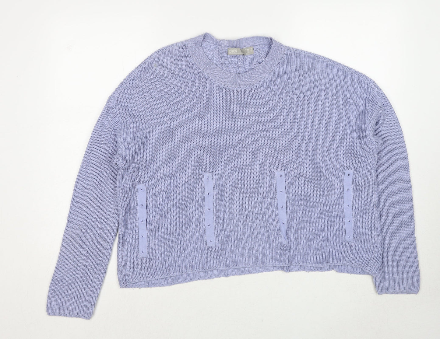 Womens UK Size 12 ASOS Blue Pullover Jumper
