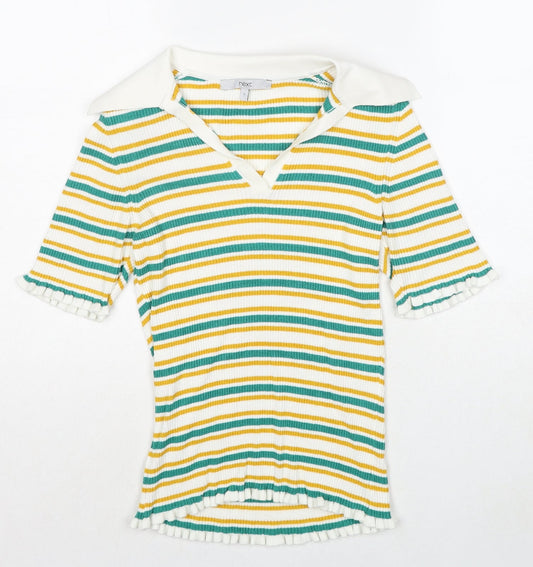 Womens UK Size S NEXT Multicoloured Pullover Jumper