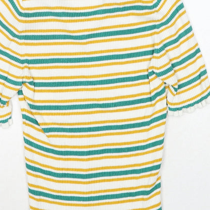 Womens UK Size S NEXT Multicoloured Pullover Jumper