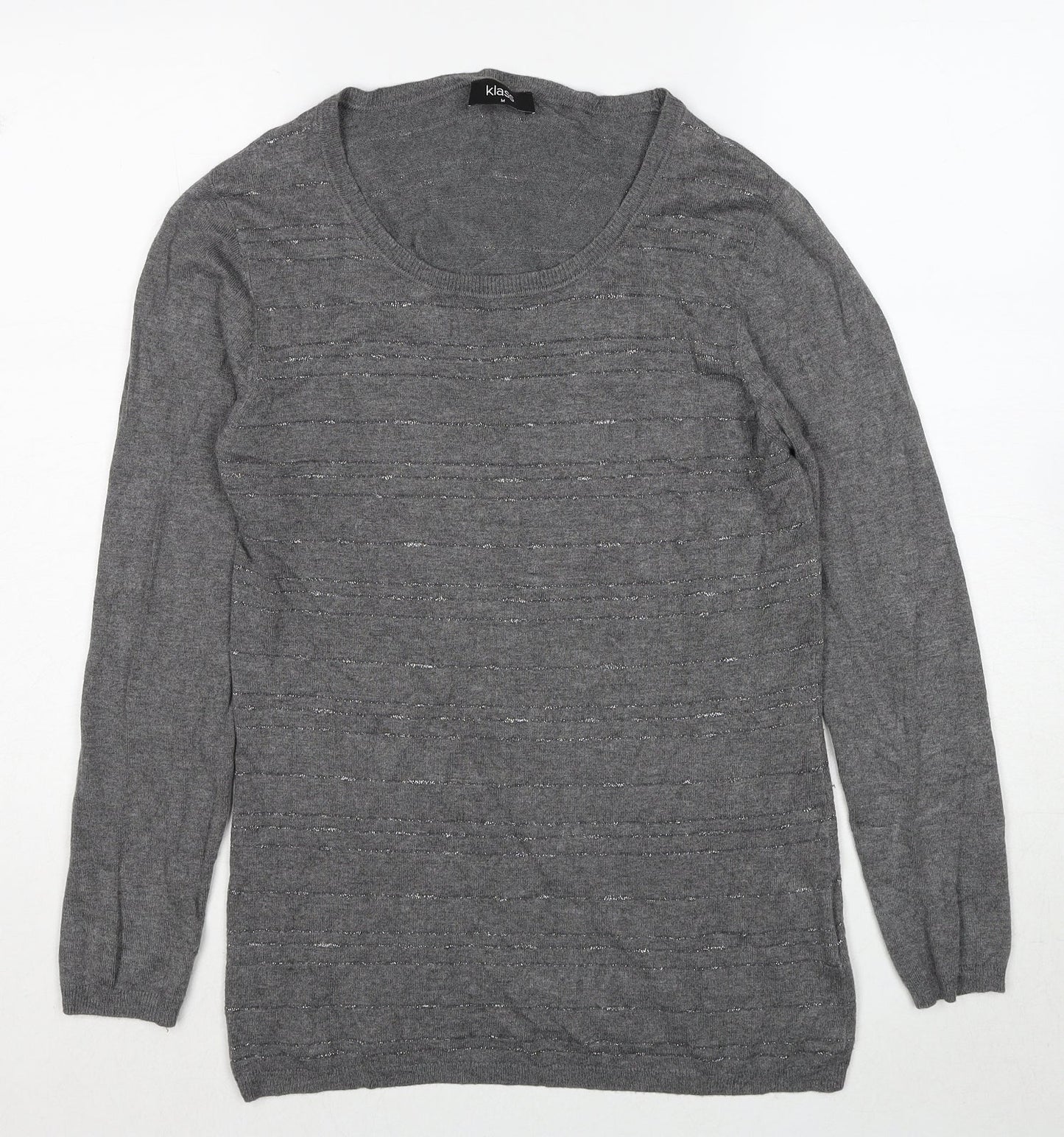 Womens UK Size M Klass Grey Pullover Jumper