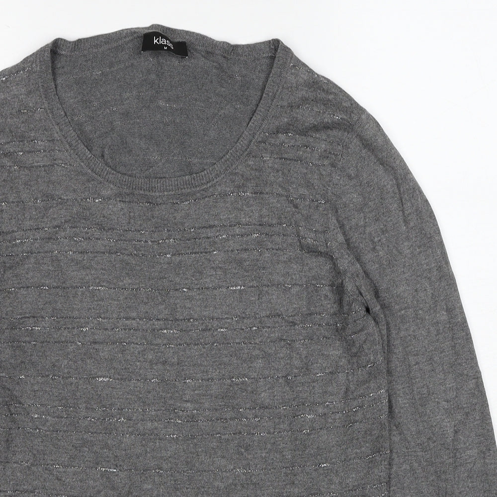 Womens UK Size M Klass Grey Pullover Jumper