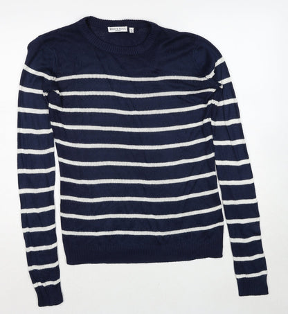 Womens UK Size 10 Brave Soul Blue Pullover Jumper