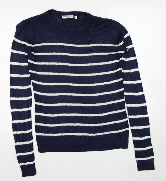 Womens UK Size 10 Brave Soul Blue Pullover Jumper