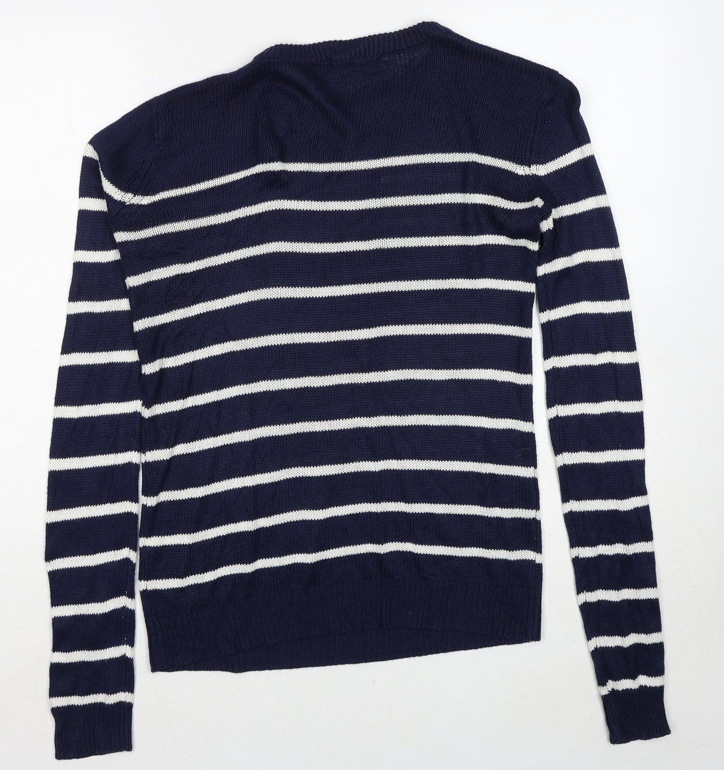 Womens UK Size 10 Brave Soul Blue Pullover Jumper