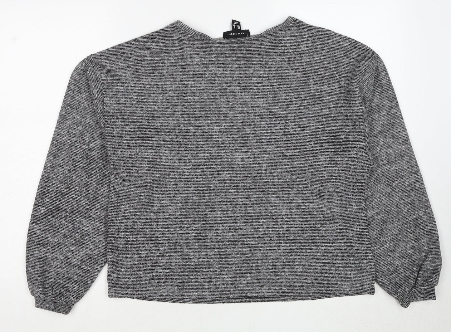 Womens UK Size M New Look Grey Pullover Jumper