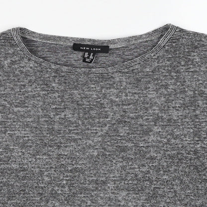 Womens UK Size M New Look Grey Pullover Jumper