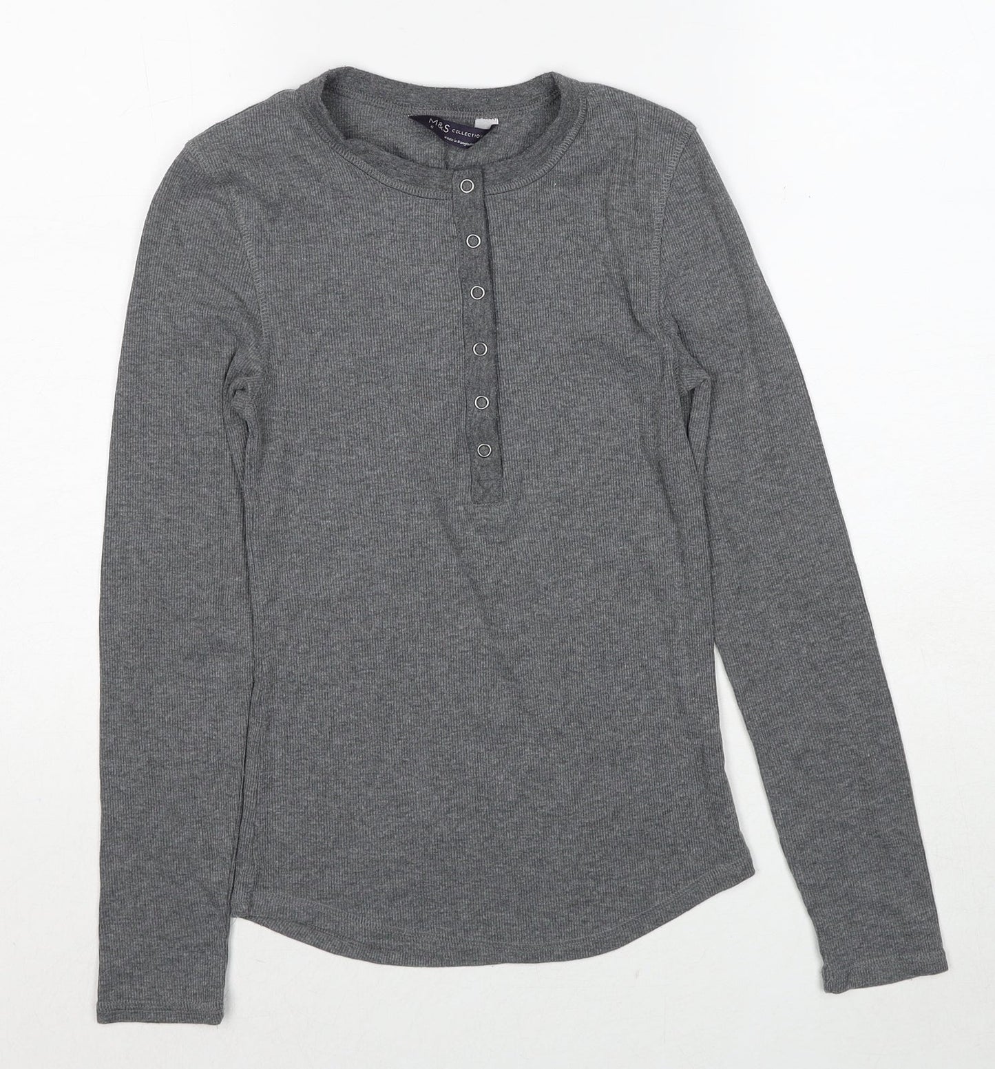 Womens UK Size 6 Marks and Spencer Grey Pullover Jumper