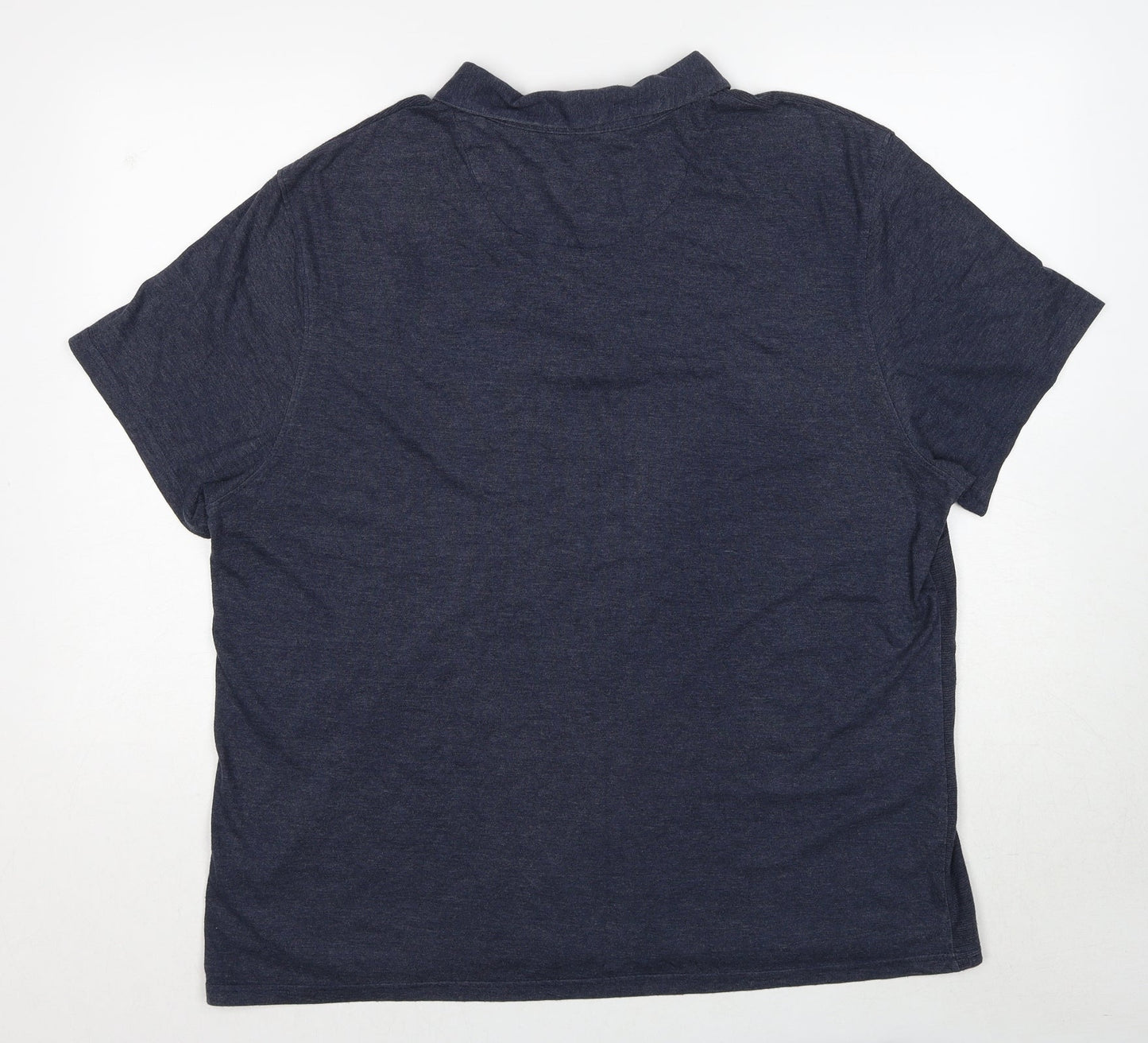 Red Herring Mens Blue Cotton Polo Size L Collared Pullover