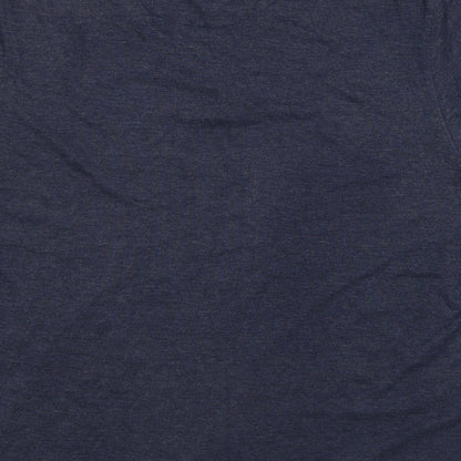 Red Herring Mens Blue Cotton Polo Size L Collared Pullover