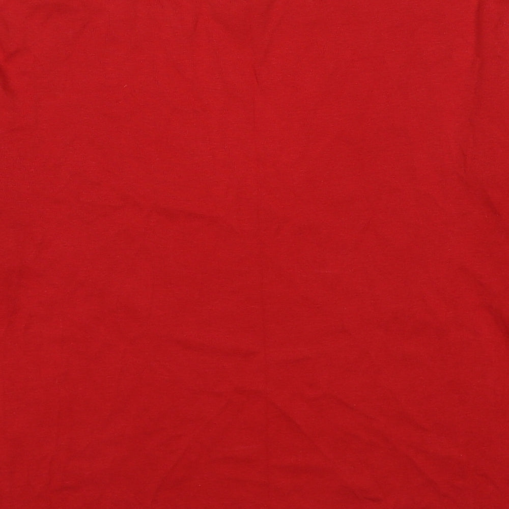 Womens UK Size M Bonmarché Red Basic Blouse