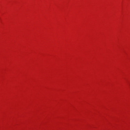 Womens UK Size M Bonmarché Red Basic Blouse