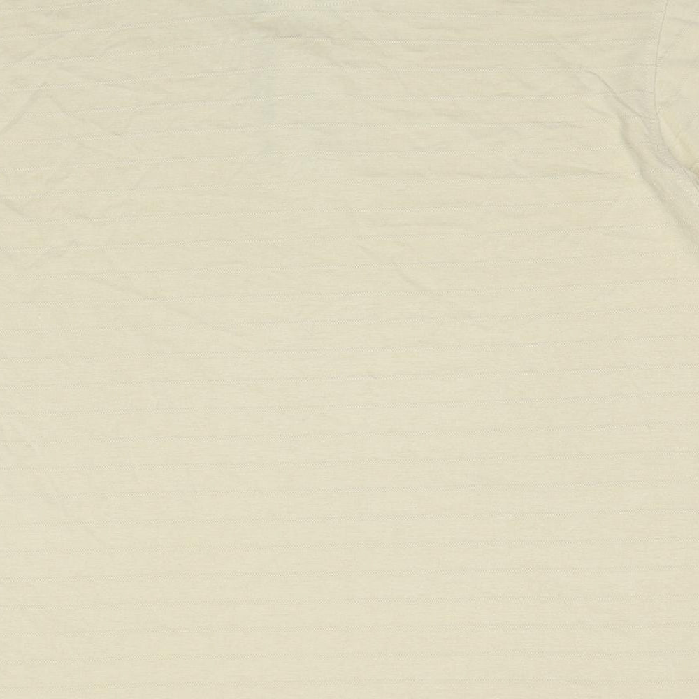 Pierre Roché Mens Beige Cotton Polo Size XL Collared Pullover