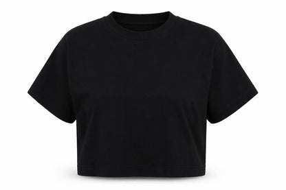 Collusion Womens Black Cotton Basic T-Shirt Size 12 Crew Neck